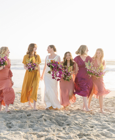 bridesmaids-on-southern-california-beach-sunset-walk